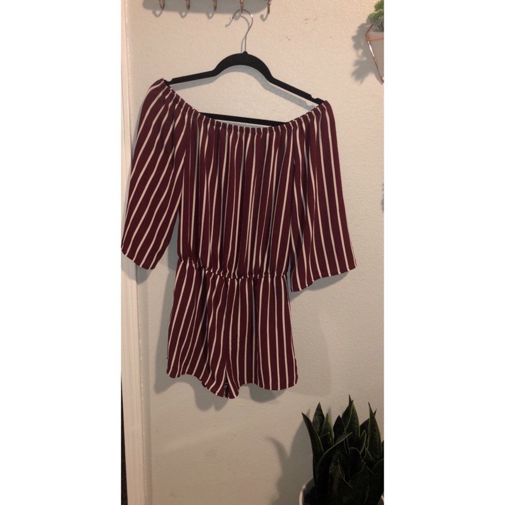 Off the shoulder romper